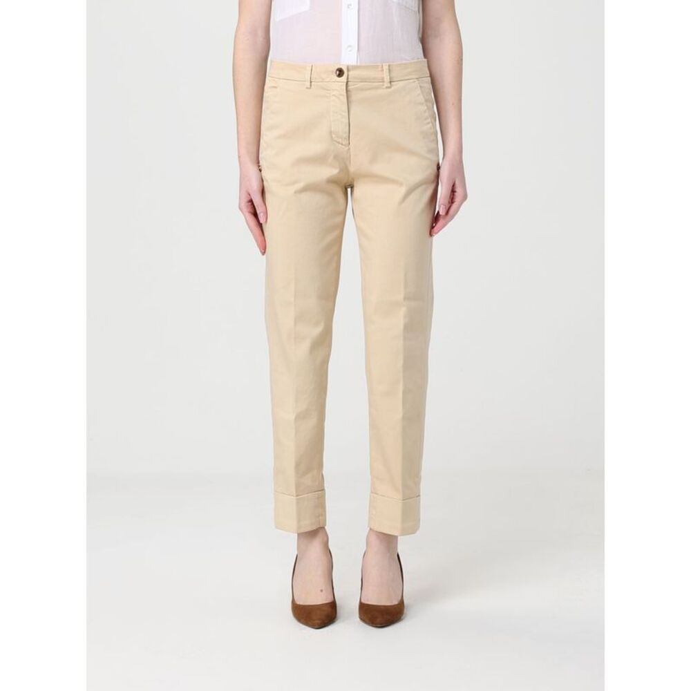 Mason's Women Stretch Cotton Cropped Fit Trousers Mason's